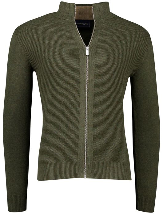 Scotland Blue harvey half zip trui