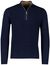 Scotland Blue half zip trui navy