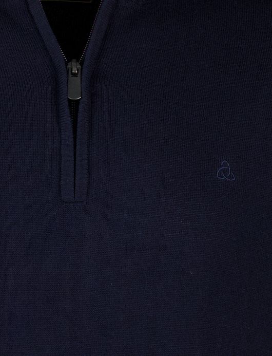 Scotland Blue hince half zip navy