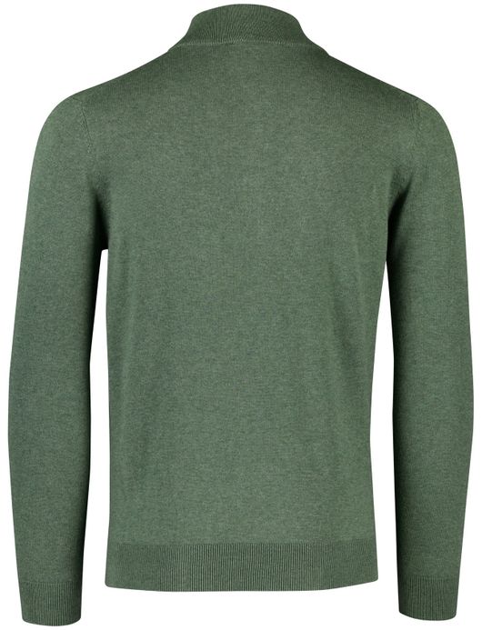 Scotland Blue hince half zip trui groen