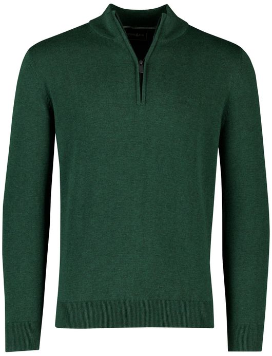 Scotland Blue hince half zip groen