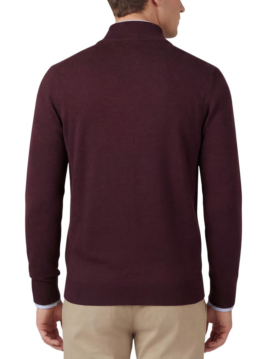 Scotland Blue effen rood normale fit katoen