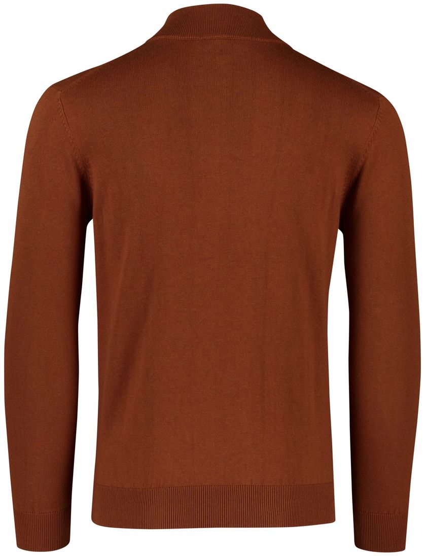 Scotland Blue bruin effen katoen normale fit