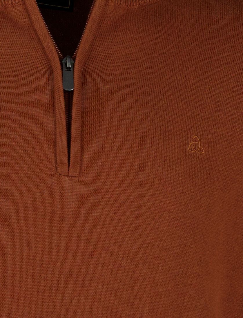 Scotland Blue bruin effen katoen normale fit