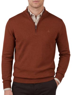 Scotland Blue Scotland Blue bruin effen katoen normale fit