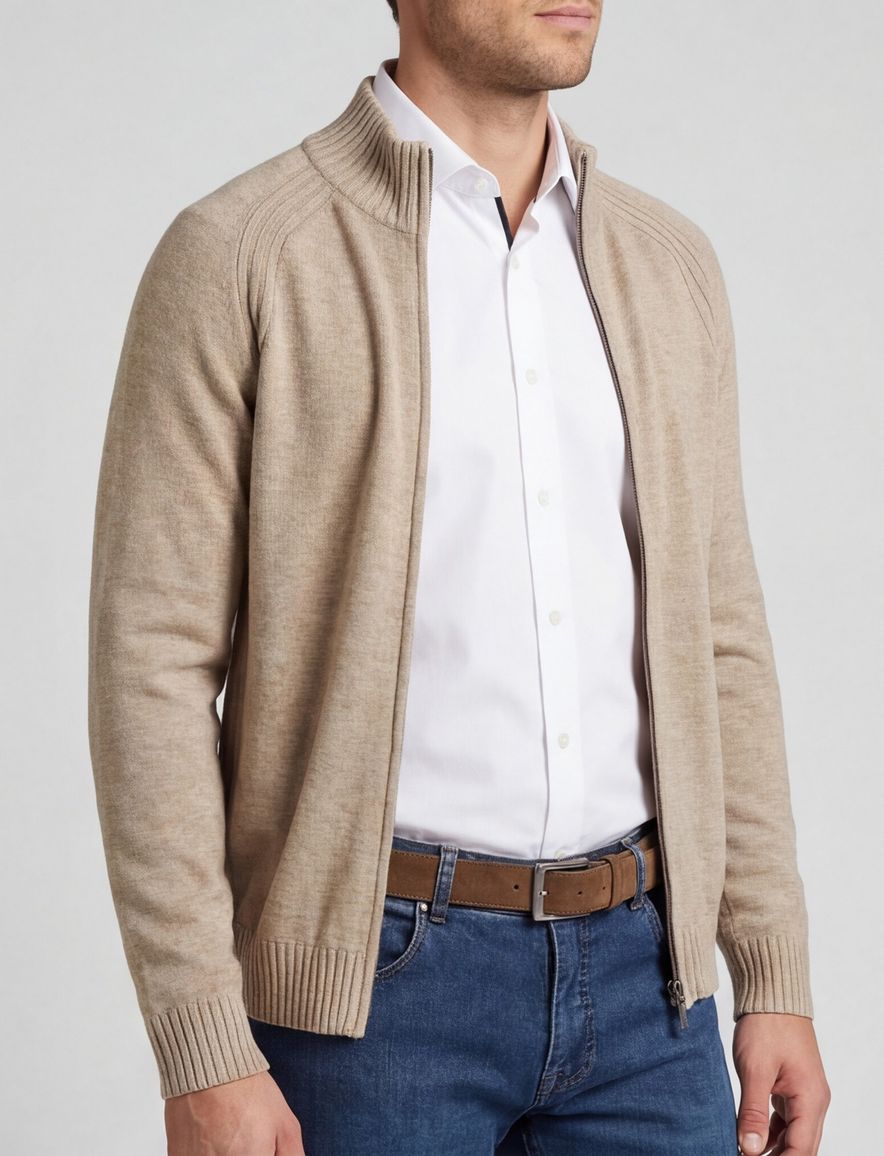 Scotland Blue vest beige gemeleerd