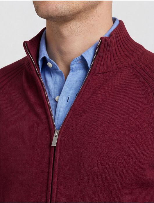 Scotland Blue Myron Vest bordeaux