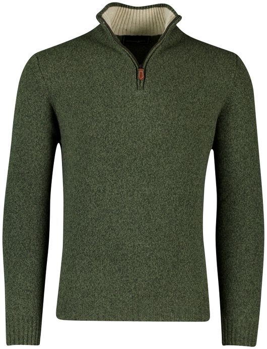 Scotland Blue Nels half zip trui groen