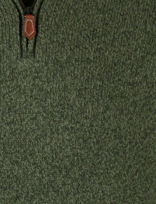 Scotland Blue Nels half zip trui groen