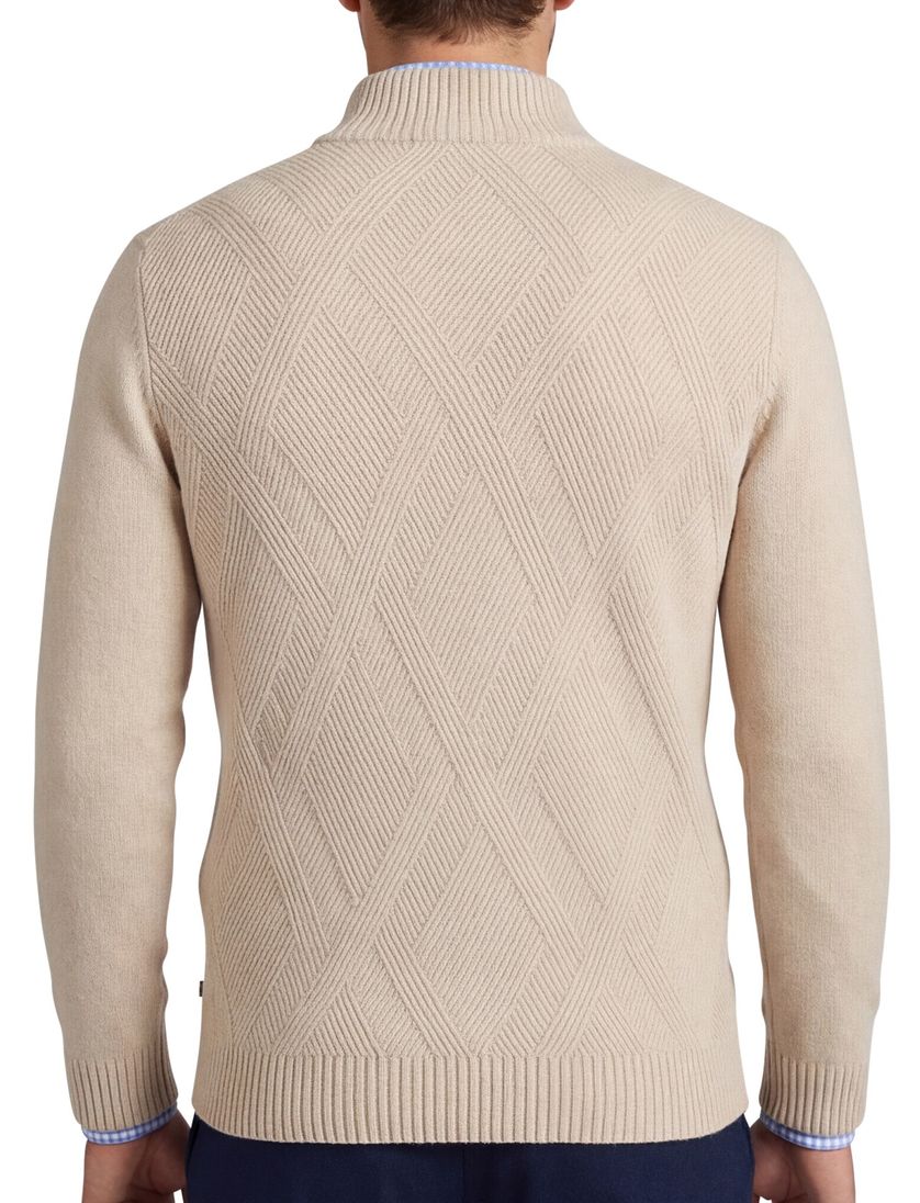 Scotland Blue beige pullover normale fit