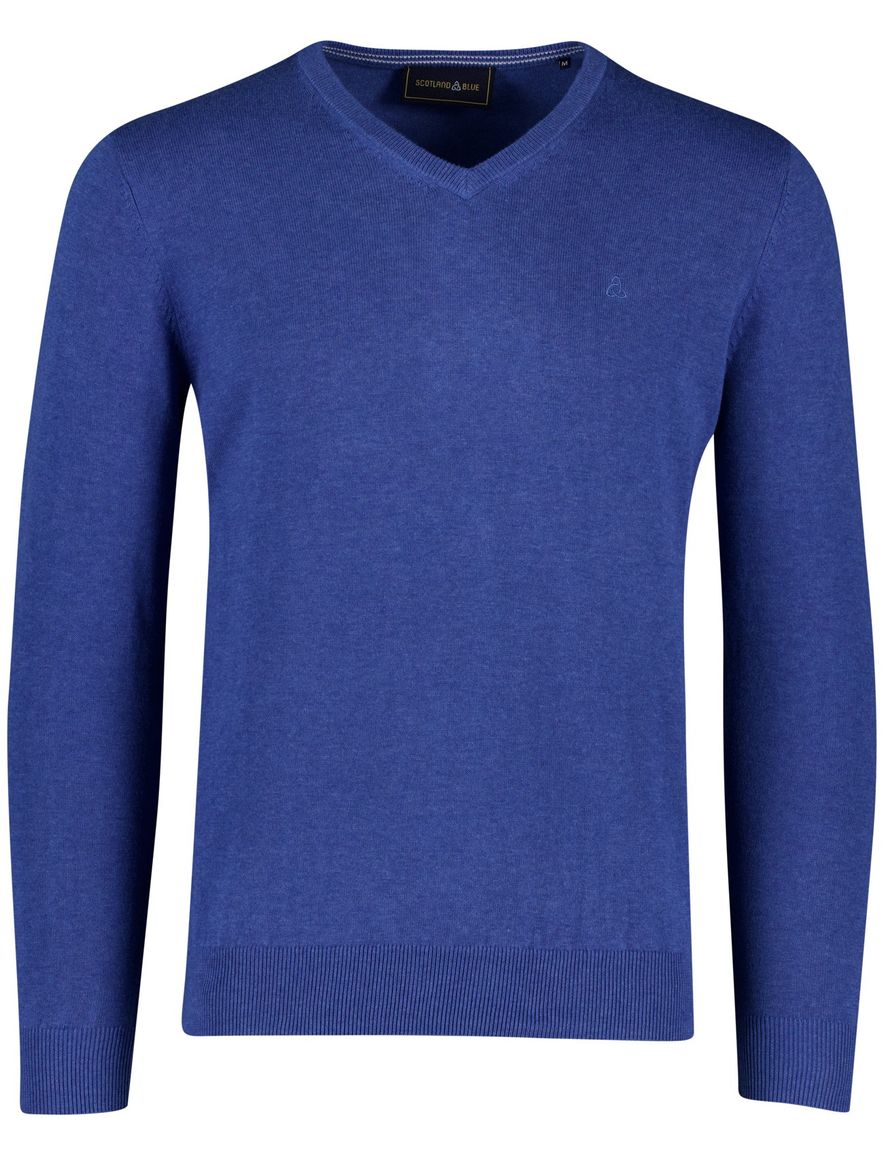 Scotland Blue trui blauw katoen