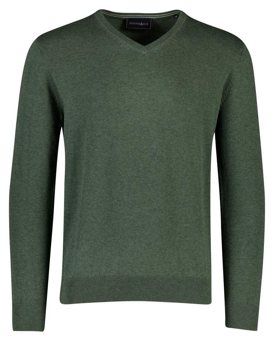 Scotland Blue trui groen katoen