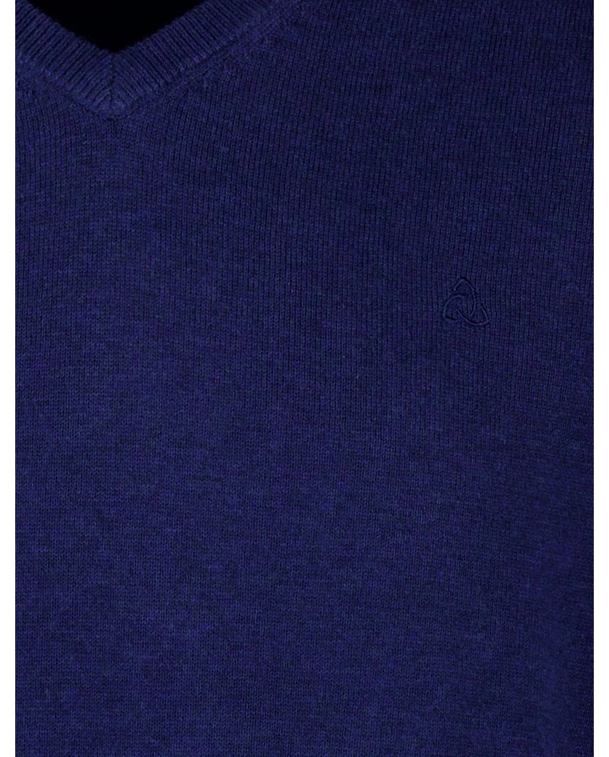 Scotland Blue trui donkerblauw katoen