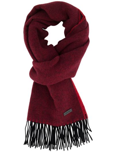 Pierre Cardin Pierre Cardin sjaal rood wol