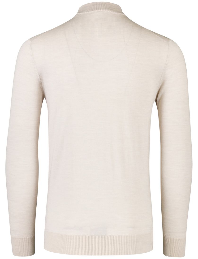 Born with appetite beige trui effen