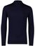 Born with appetite trui navy effen merinowol