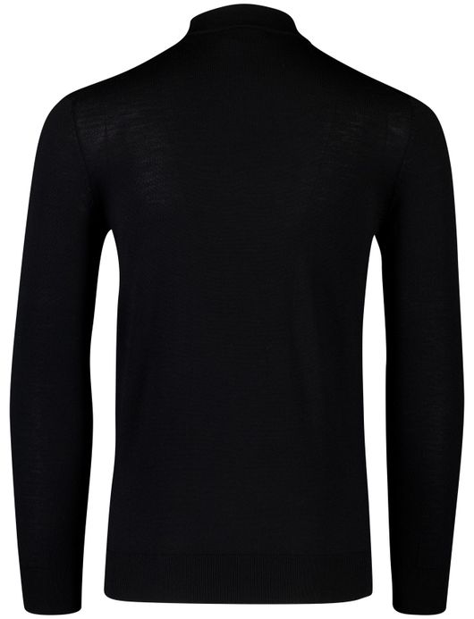 Born with appetite turtle neck trui zwart