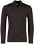 Born With Appetite half zip trui donkerbruin merinowol