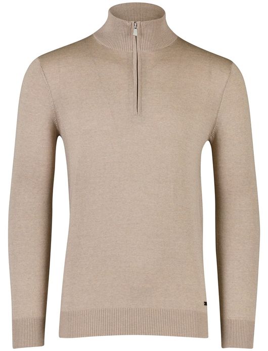 Born With Appetite half zip trui bruin