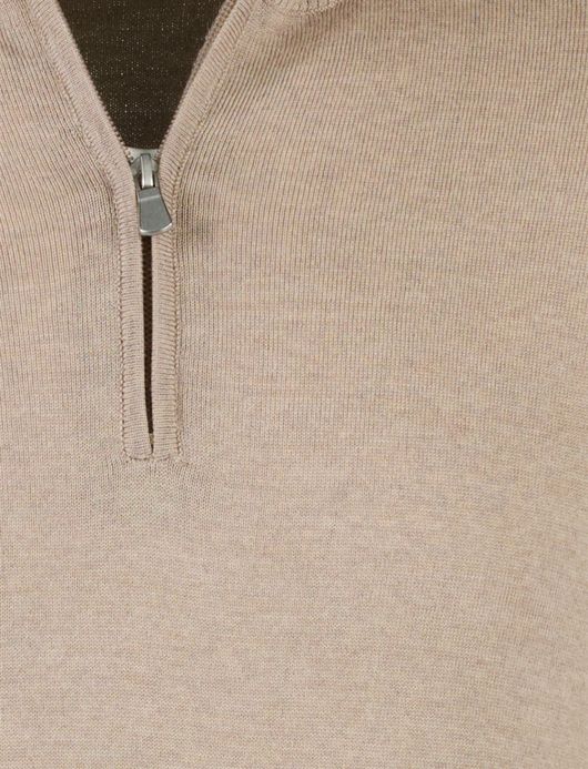 Born With Appetite half zip trui bruin