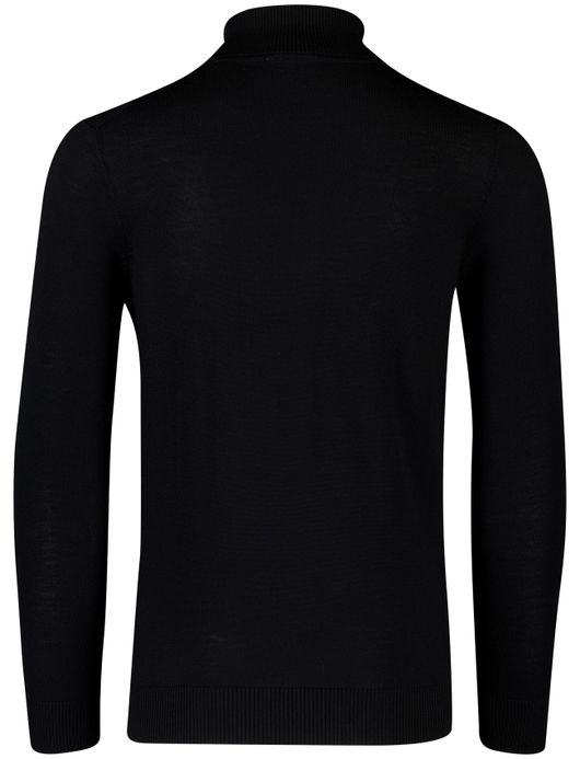 Born with appetite coltrui zwart effen merinowol