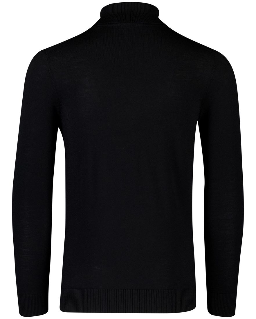 Born with appetite coltrui zwart effen merinowol