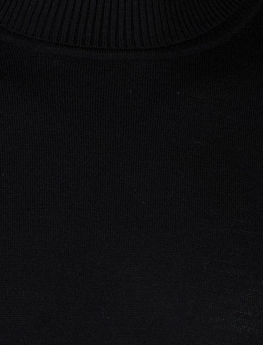 Born with appetite coltrui zwart effen merinowol