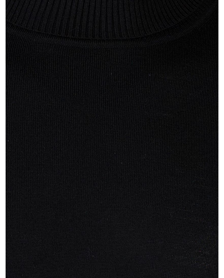 Born with appetite coltrui zwart effen merinowol