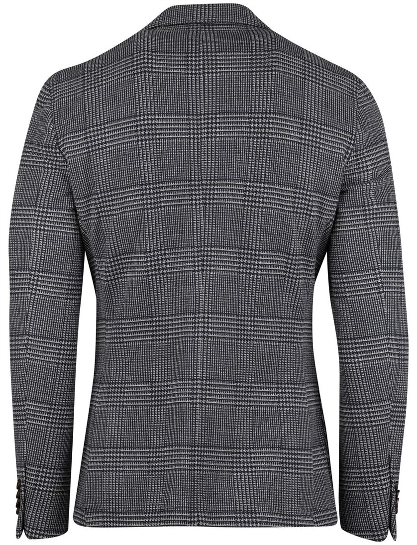 Born With Appetite colbert slim fit navy print