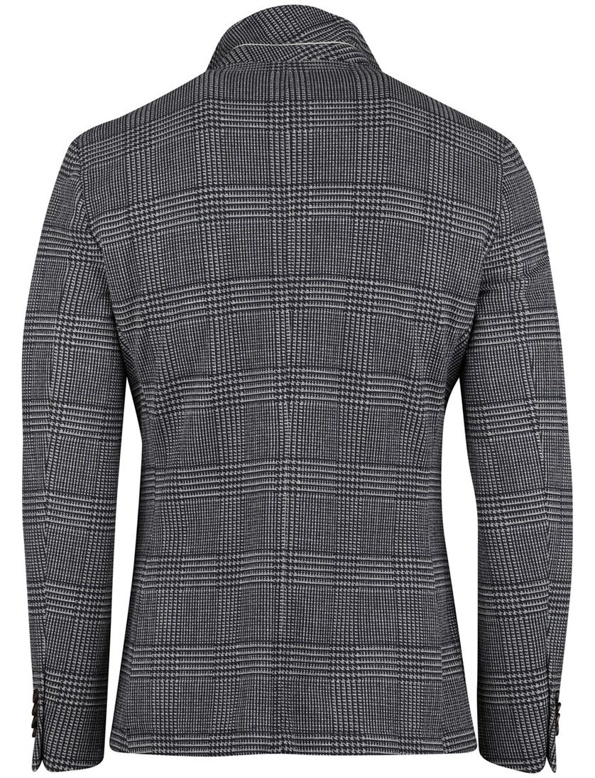 Born With Appetite colbert slim fit navy print