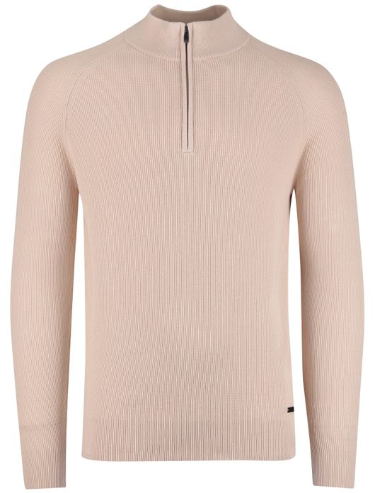Born With Appetite half zip trui beige
