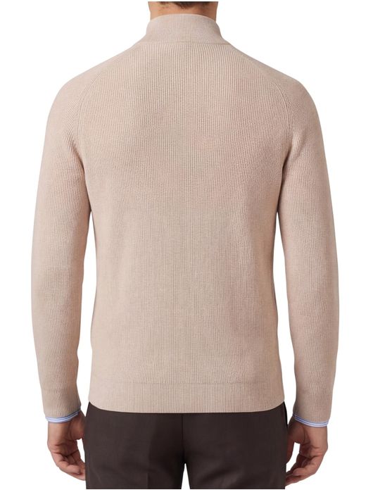 Born With Appetite half zip trui beige