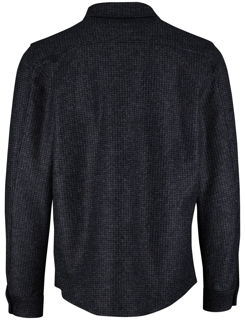 Cavallaro overshirt donkerblauw Elisio dubbele borstzakken