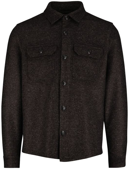 Cavallaro Elisio Overshirt Bruin print