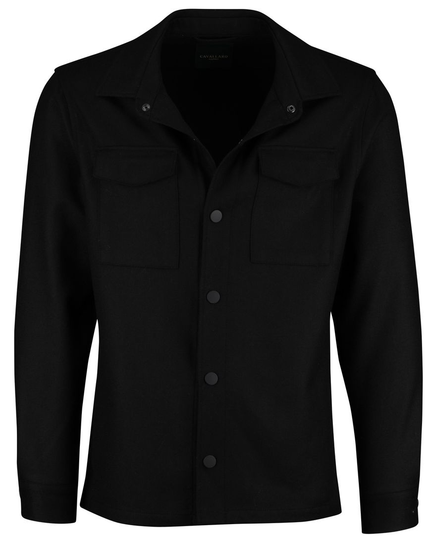 Cavallaro overshirt Giovi zwart