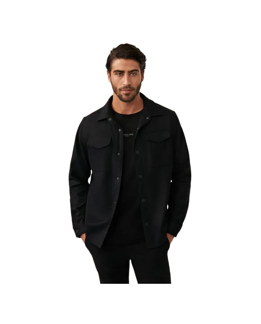 Cavallaro overshirt Giovi zwart