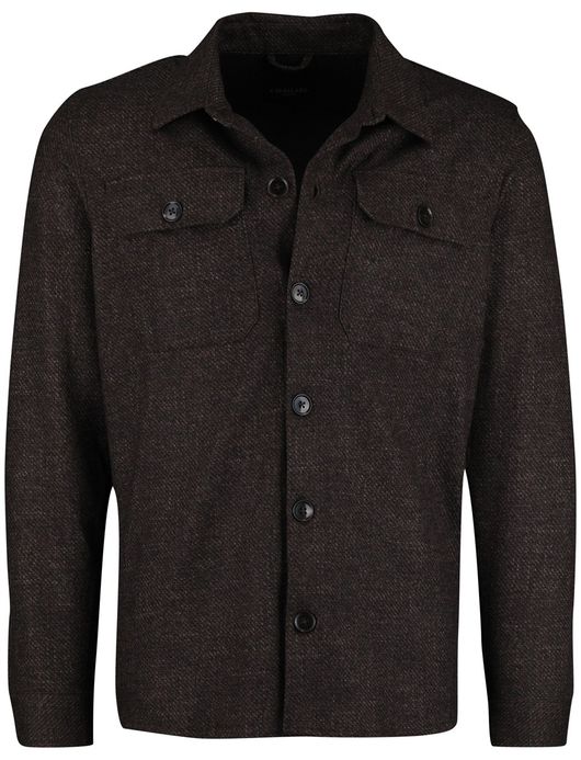 Cavallaro Zento overshirt donkerbruin