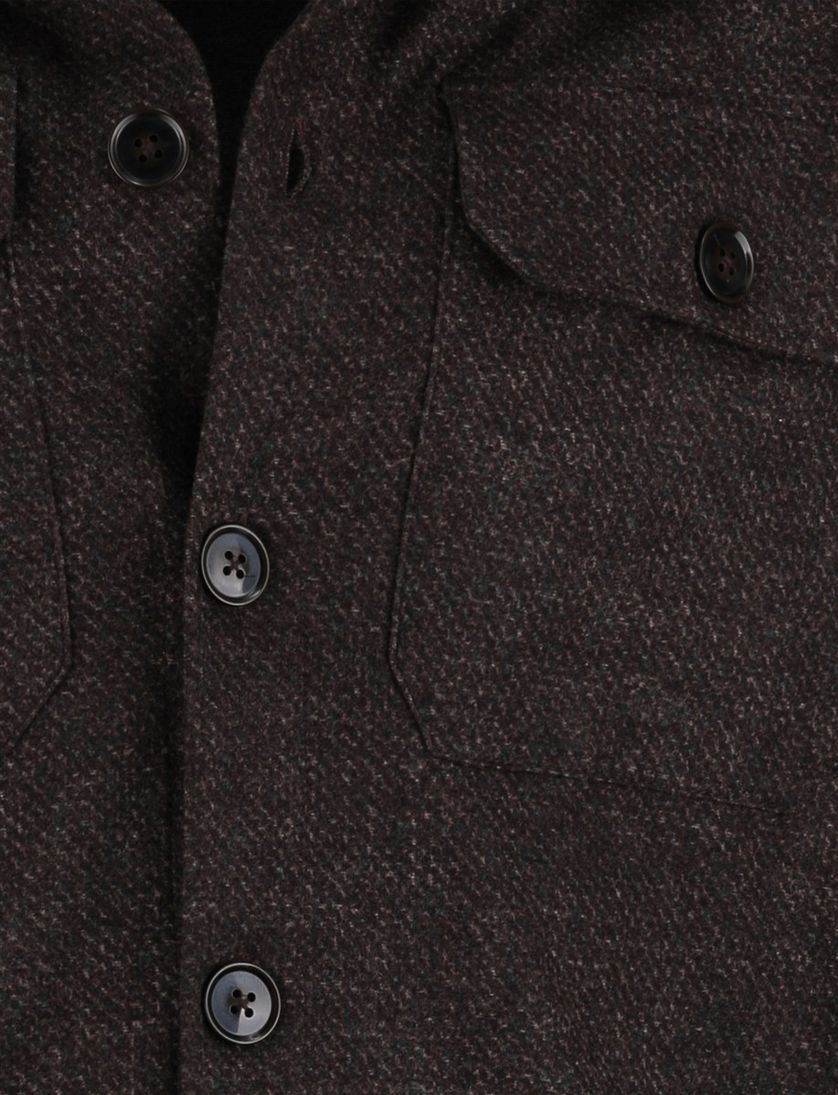 Cavallaro Zento overshirt bruin