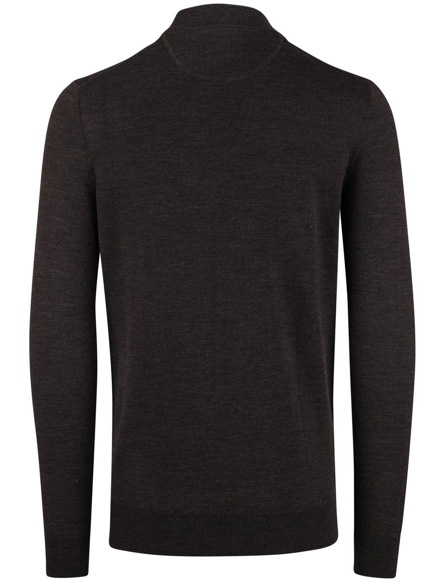 Portofino trui turtle neck bruin extra lang