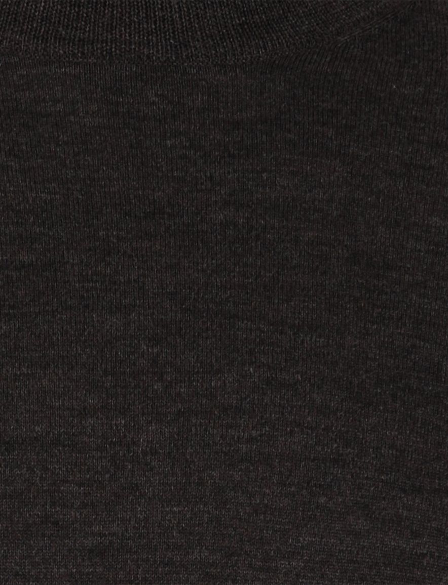 Portofino trui turtle neck bruin extra lang