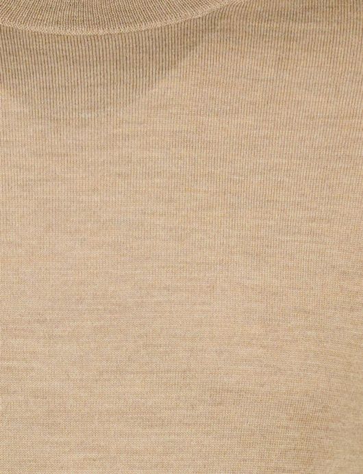 Portofino Turtleneck Beige 100% merinowol