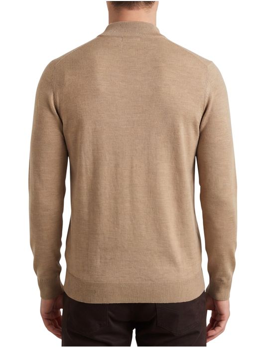 Portofino Turtleneck Beige merinowol