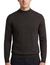 Portofino turtleneck bruin merinowol effen