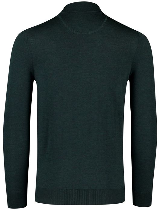 Portofino vest merinowol donkergroen