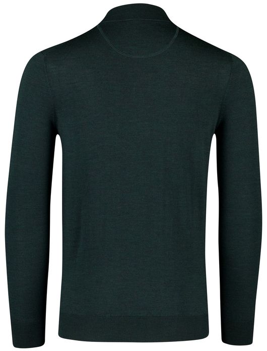 Portofino vest merinowol donkergroen