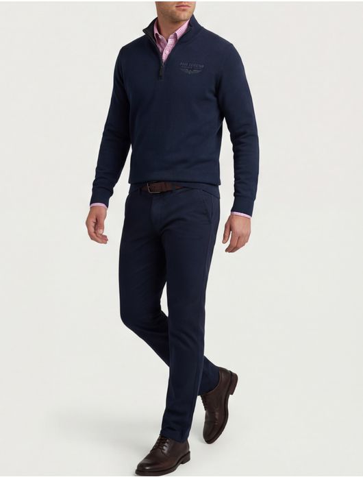 PME Legend trui half zip navy