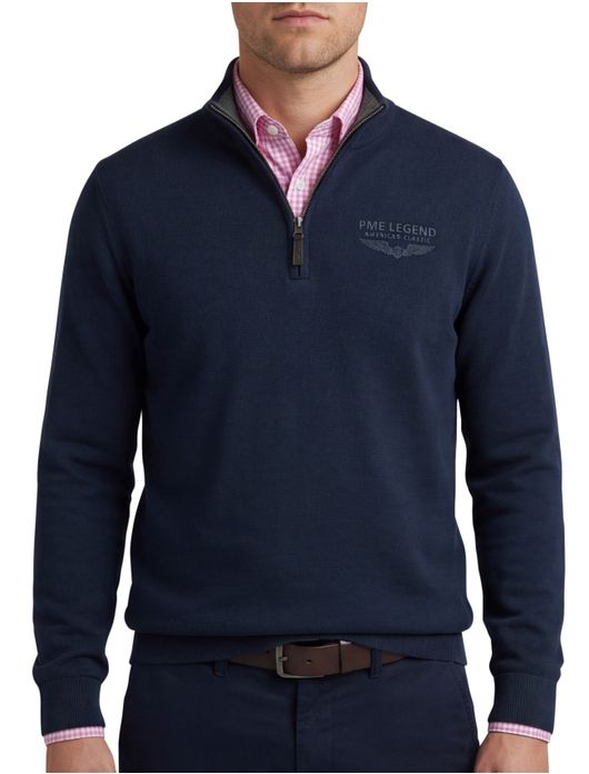PME Legend trui half zip navy