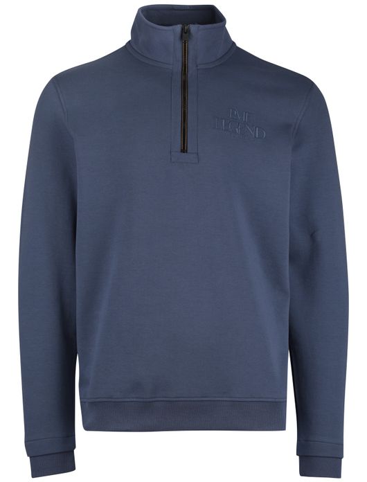PME Legend trui half zip blauw
