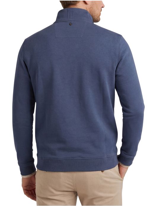 PME Legend trui half zip blauw