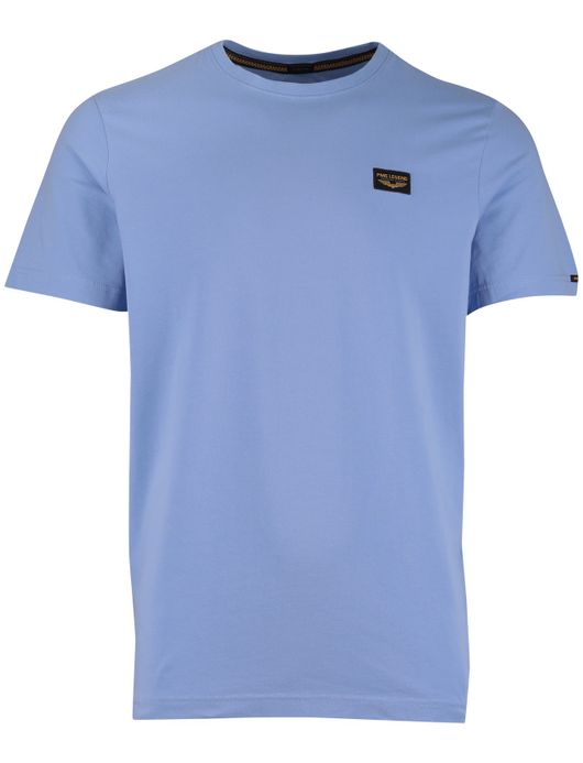 PME Legend t-shirt blauw effen korte mouw
